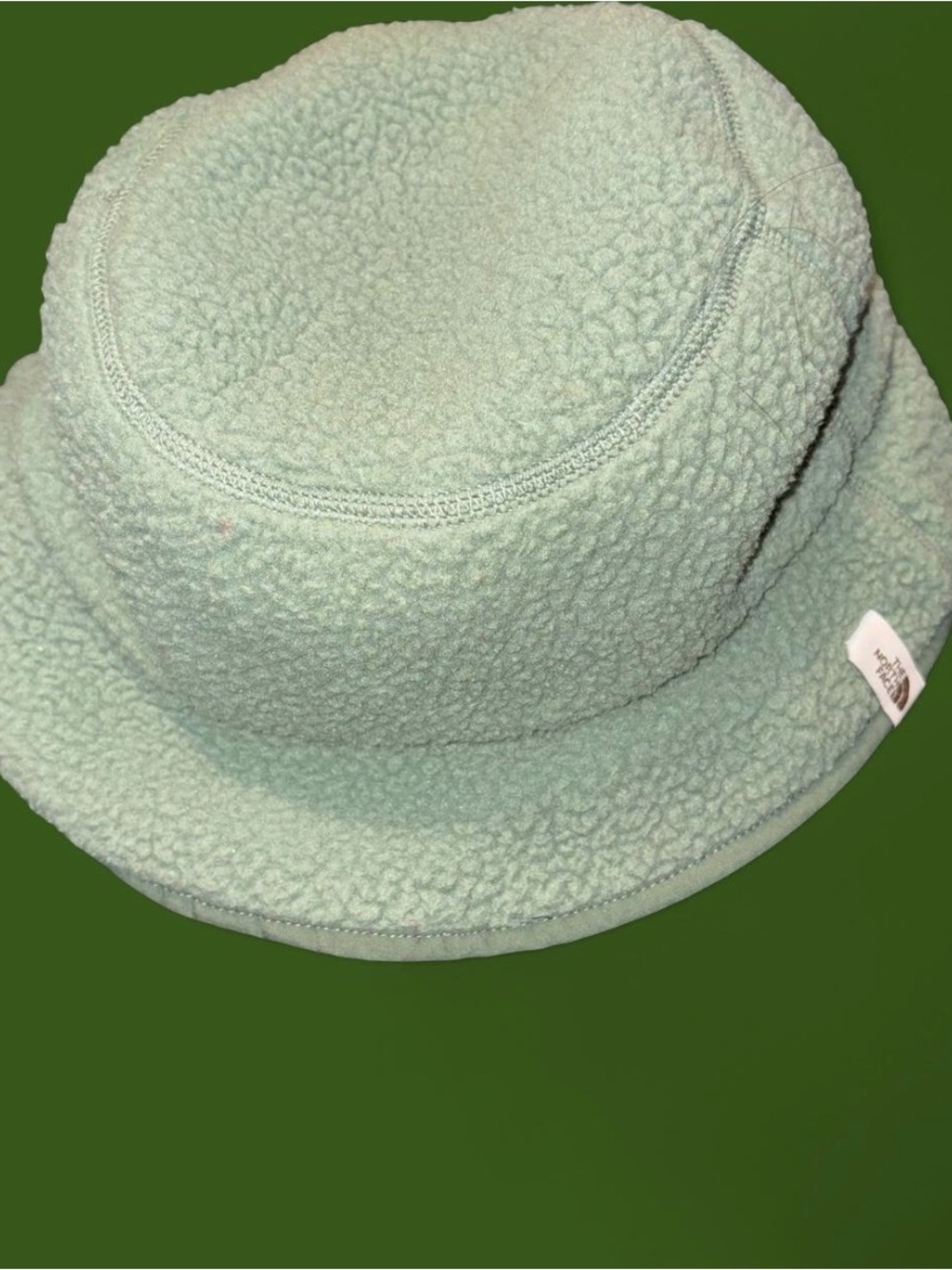 The North Face Kids' Sherpa Bucket Hat in Mint Green